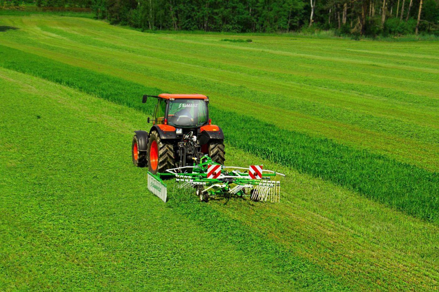 Uno 410 - Giro andaineur 1 rotor traîné Samasz - 4,10 m de largeur de travail_1
