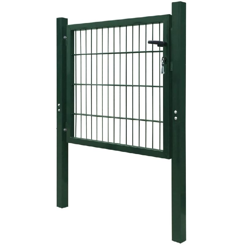 Vidaxl portillon 2d (simple) vert 106 x 130 cm 141747_1