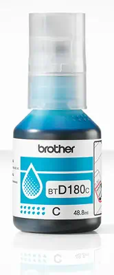 BTD180C Bouteille d'encre cyan originale Brother_1