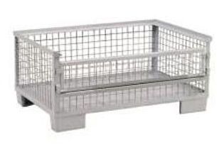 Caisse-palette gerbable Europool en cornières d'acier - charge utile 1000 kg - normes européennes_1