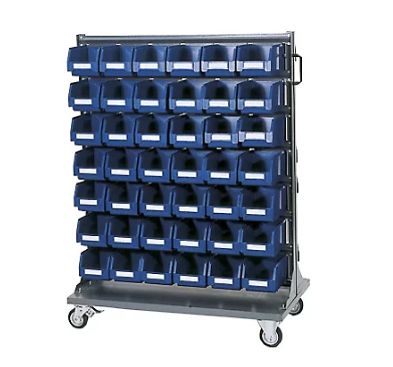 Chariot porte bac - frankel - avec bacs à bec hauteur 1065 mm_1