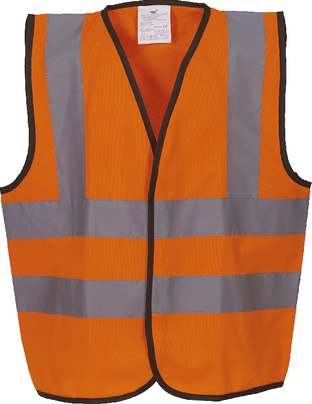 Gilet haute visibilité enfant Yoko - Réf: YHVW100CH - Norme EN1150:1999 - Hi Vis Orange et Yellow_1