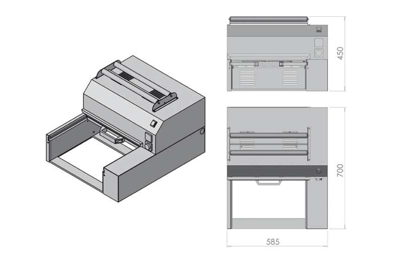 Rapida - Scelleuse semi-automatique Rotopack - Operculeuse adaptable avec options avancées_1