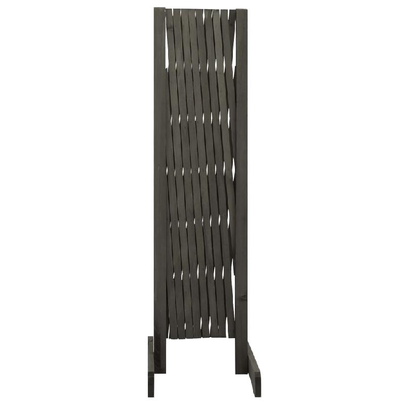 Vidaxl clôture en treillis de jardin gris 180x100 cm bois de sapin 314829_1