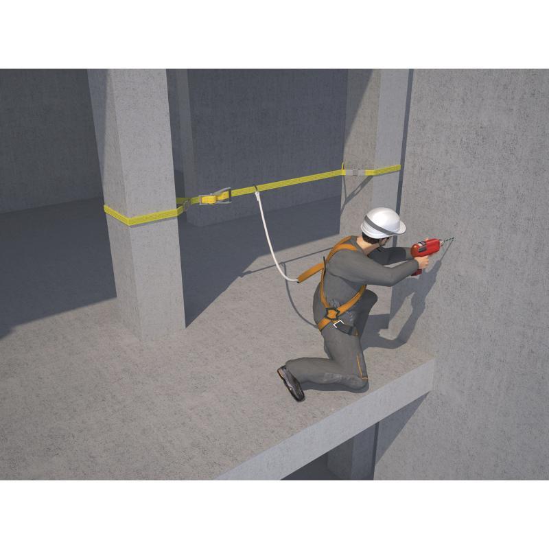 Kit antichute CLASSIC - Harnais 1 point dorsal avec longe absorbeur d'énergie intégré - 2m - Sac de rangement inclus_1