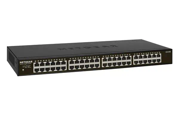 NETGEAR GS348 Non-géré Gigabit Ethernet (10/100/1000) 1U Noir_1
