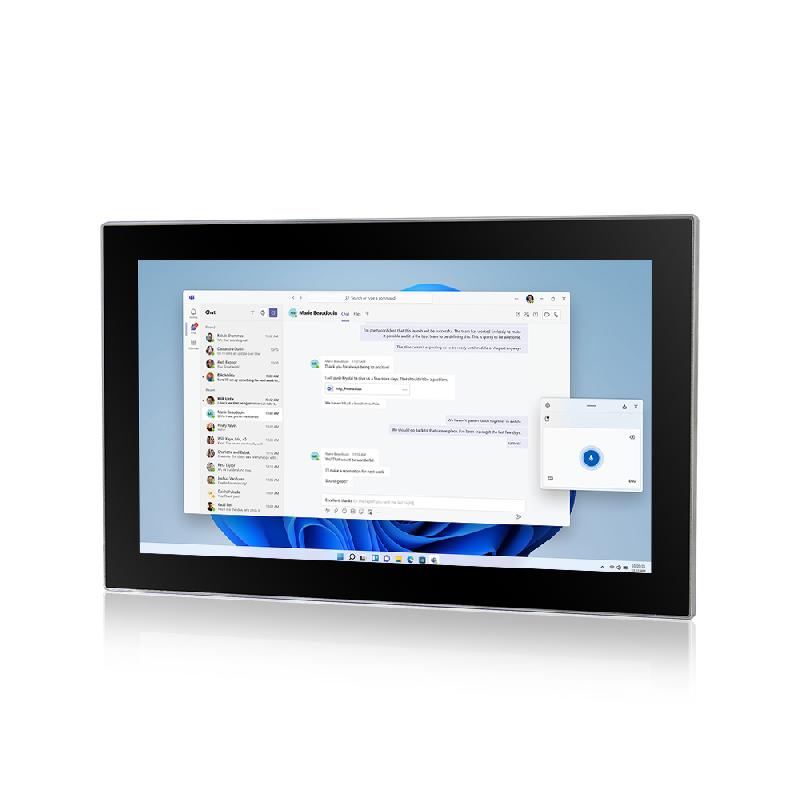 Panel PC industriel fanless 23.8 pouces 16:9 Full HD pour HMI, supervision et automatisation - EVI-24WAC-15th - Intel Core Ultra, IP66, DDR5 jusqu'à 96 Go_1