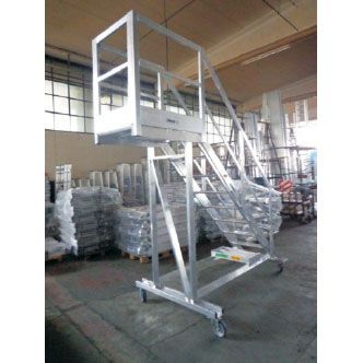 Modèle Torre Plus - Plateforme de travail Disset Odiseo - Aluminium soudé - Capacité de charge 150 kg_1