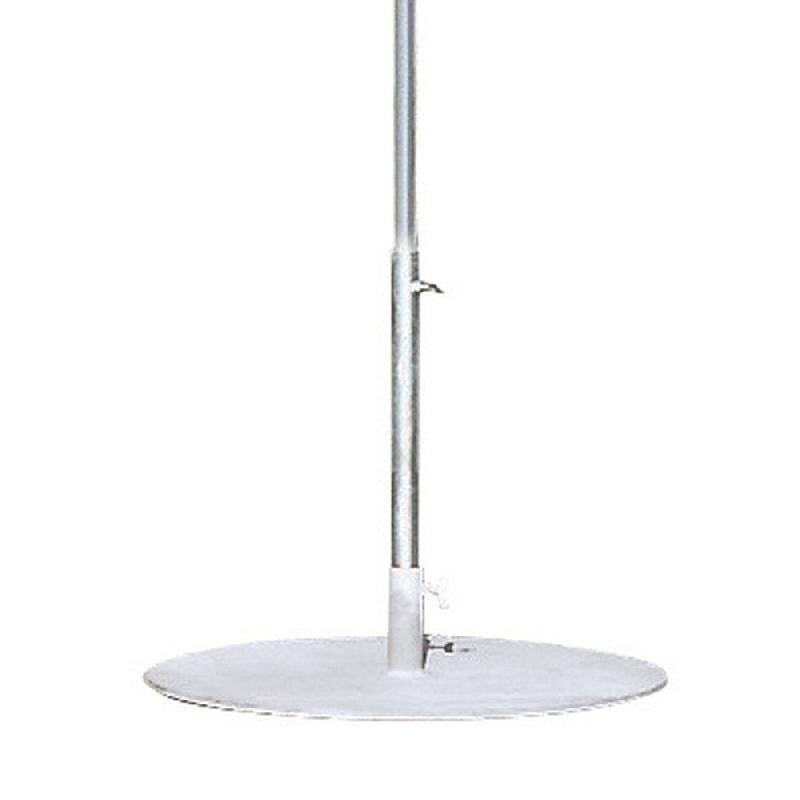 Pied parasol platine - 27 kg - diamètre 74 cm - métal galvanisé_1