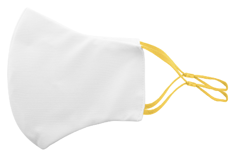 Masque facial personnalisé - lavable, réutilisable, taille adulte, impression sublimation - 2 couches polyester et coton_1