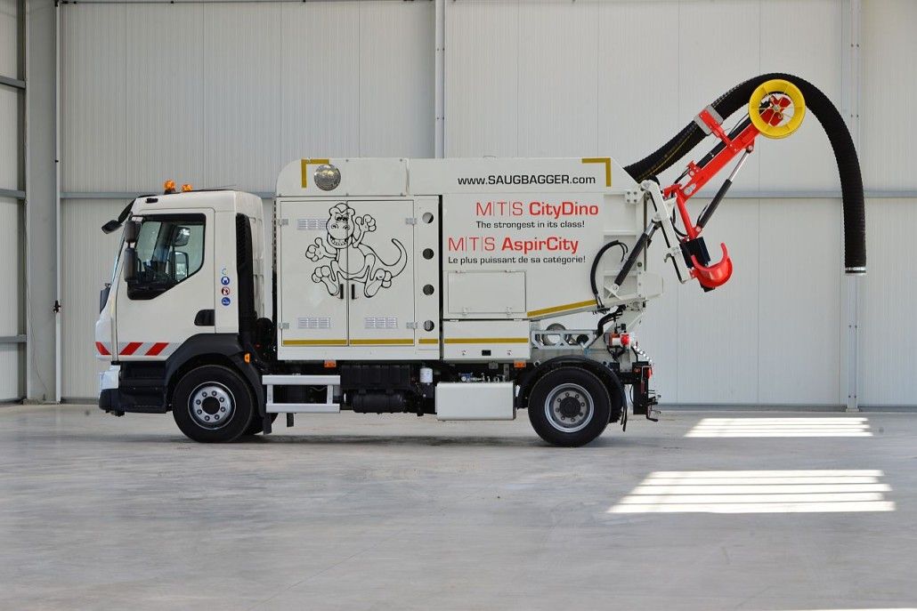 Dinocity Camions Aspirateurs - MTS - 4,5 m³/min avec Système de Filtration Cyclonique et Nettoyage Automatique_1