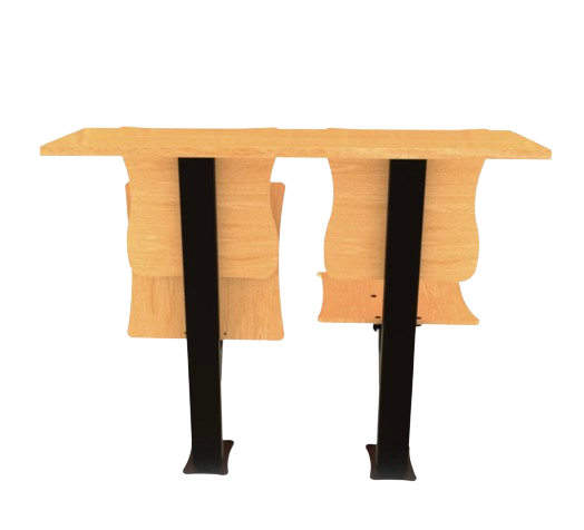 Fauteuil amphithéâtre a pietement central - marie curie_1