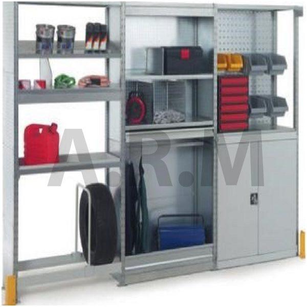 Rayonnage pour charges mi-lourdes pour l'aménagement de quincailleries, magasins_1