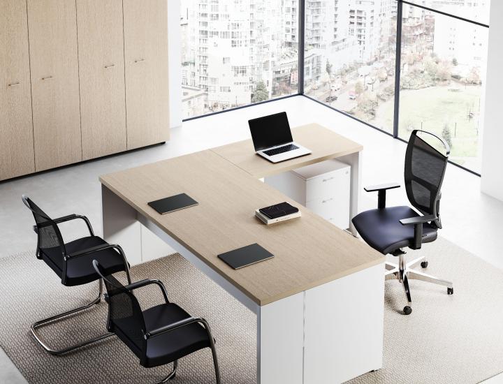 Bureau d'angle avec rangement  DELTA EVO - Ref : 155780_1