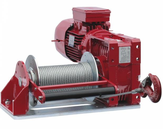 Treuil électrique avec tambour pour 26 m de câble maximum