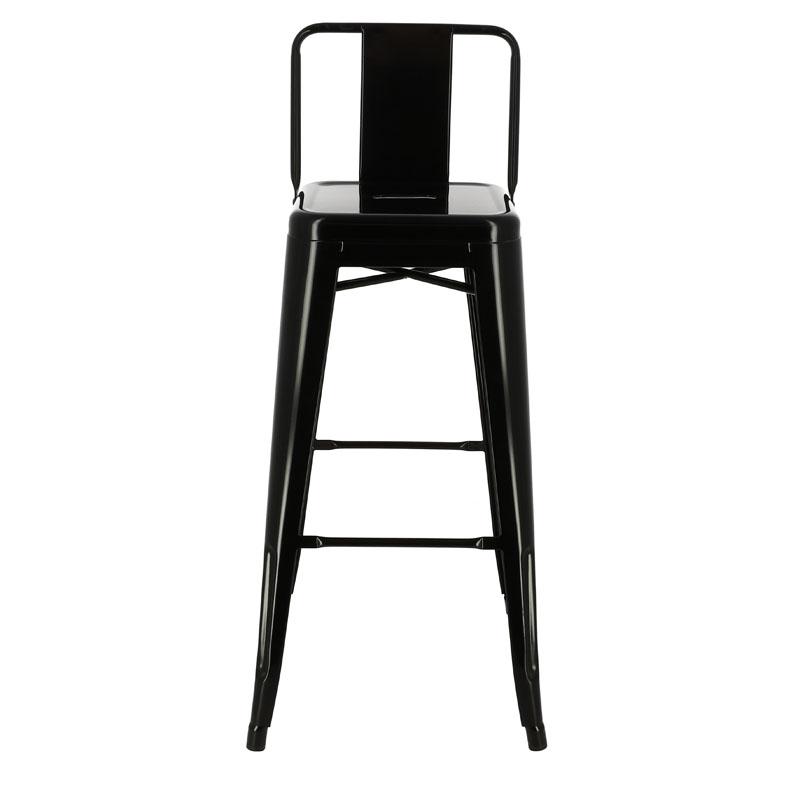 Chaise haute de restaurant métal Chicago - NOIR_1