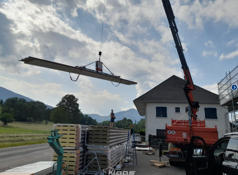 Palonniers à ventouses CLEO 300 - Pour panneaux sandwich et tôles de bardage - Charge maximale 240 à 300 kg_1