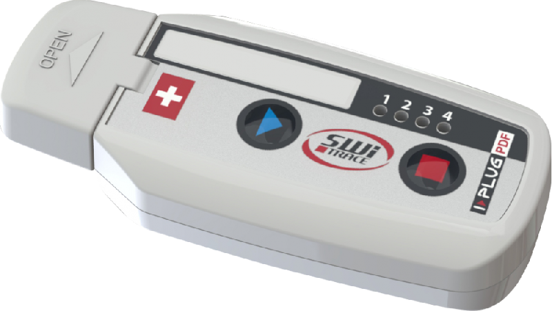 Switrace iPlug USB - Enregistreur de température et humidité, usage unique ou multi, -30°C à +65°C_1