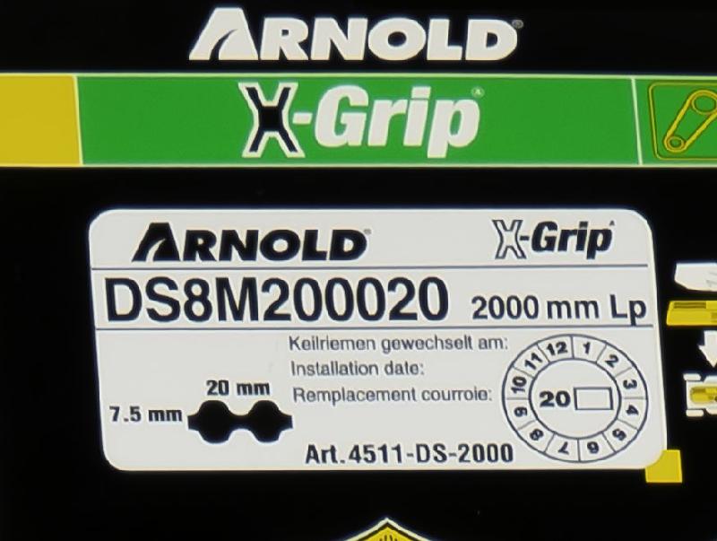 Courroie dentée trapézoïdale X-Grip - type 20DS8M2000_1