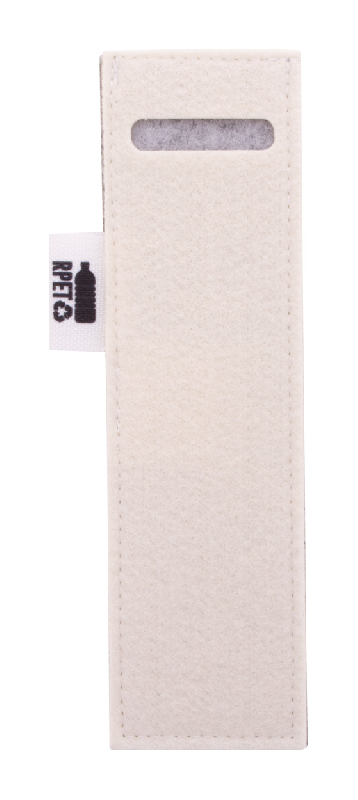 Étui à stylo personnalisé en feutre RPET - Impression sublimation - Couleur gris_1