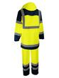 Complet de pluie haute visibilité - Manteau et pantalon en polyester enduit PU avec bandes rétro-réfléchissantes_1