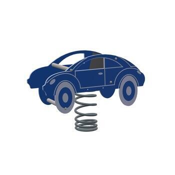 Jeu à ressort voiture monoplace - Conforme EN1176 - Référence BT15168 - Ressort EIBACH et plastiques HDPE_1