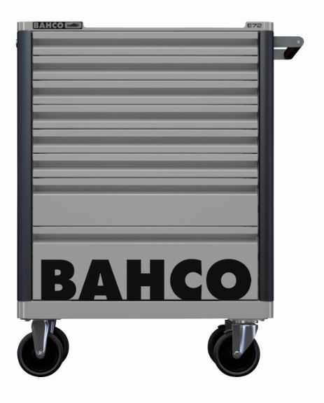 Servante d'atelier « Storage HUB » E72 66 cm avec 8 tiroirs - robuste châssis en acier double paroi - 1472K8GREY_1