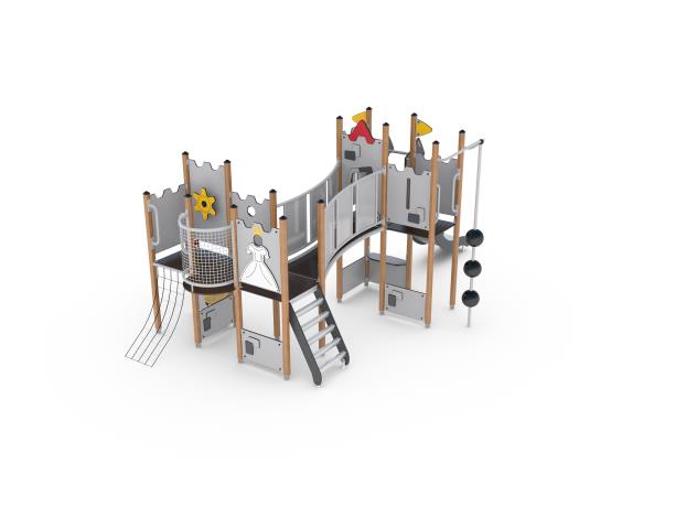 Structure multi-jeux UniMini Kalbo - 3 à 5 ans - 8055773 - Hags - 5400x3900x2500 mm_1