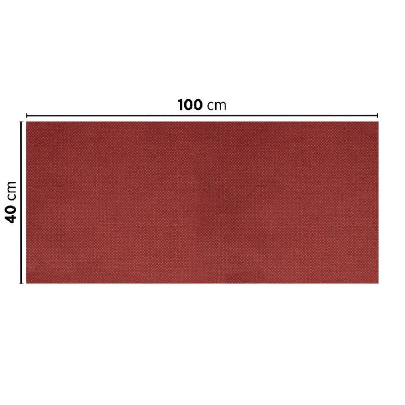 Tête-à-tête pliée en V intissé bordeaux 40x100cm - par 400_1