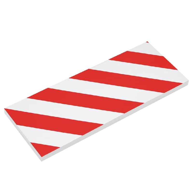 Vidaxl protecteurs de mur 6 pcs rouge et blanc 50x20x2 cm mousse eva 153104_1