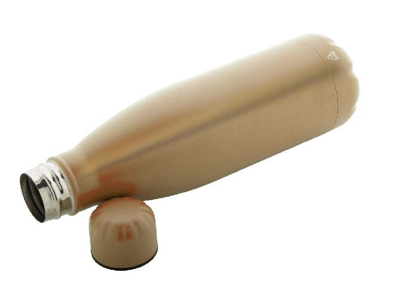 Bouteille en acier inoxydable recyclé - 790 ml - Couleur doré_1