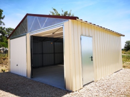 Garage  en acier galvanisé_1