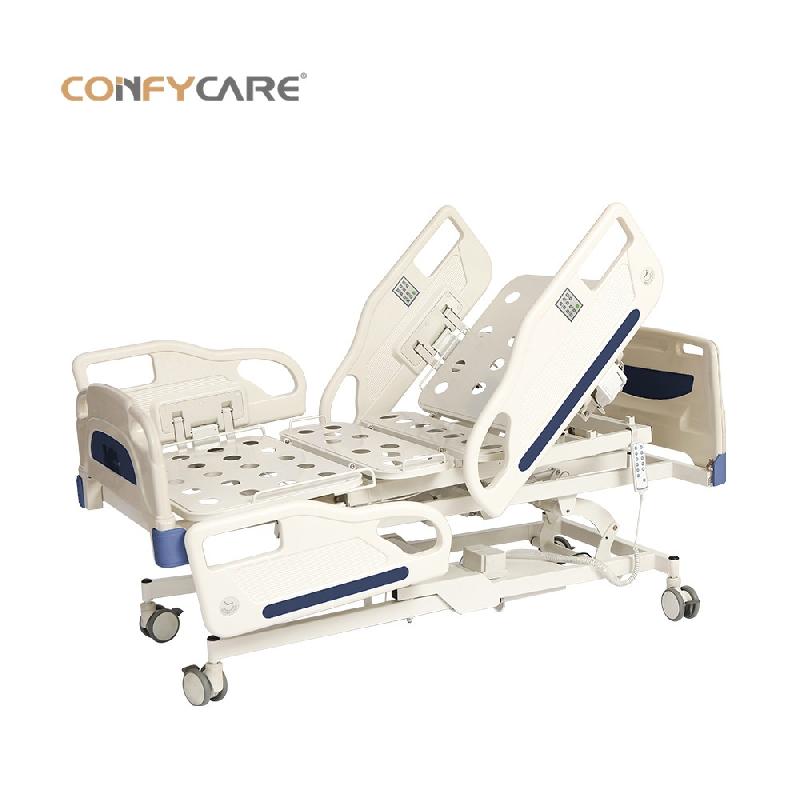 Lit hospitalier électrique inclinable pour soins intensifs - JFD69 - Coinfycare - 6 moteurs Ti-motion, capacité 250kg, Trendelenburg & angles réglables_1
