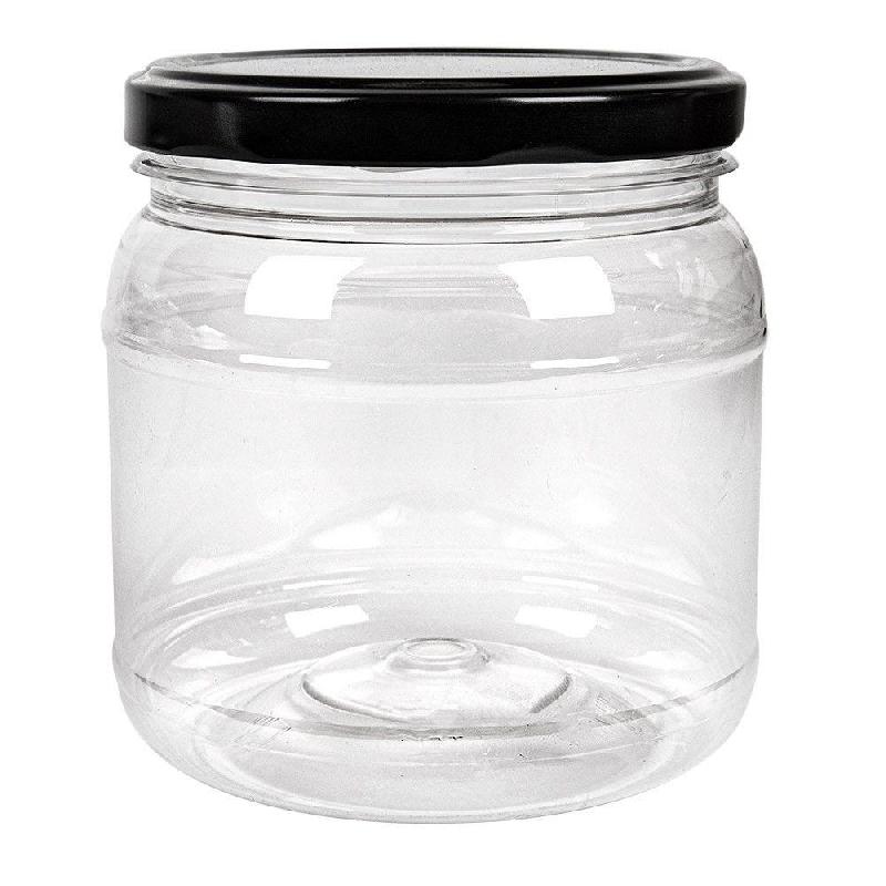 Pot avec couvercle PET 500 ml Ø10x10,5cm - par 88_1