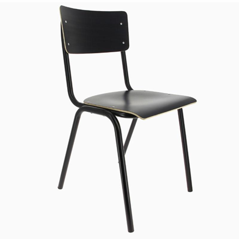 Chaise de restaurant vintage - NOIR_1