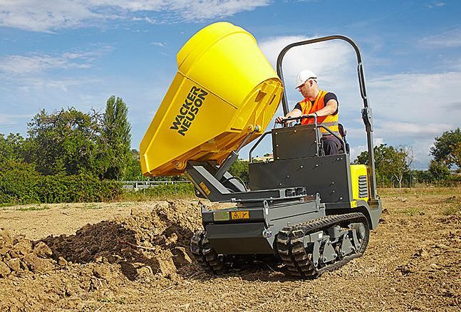 Dt 15 mini-dumper sur chenilles - wacker neuson - 1500 kg_1