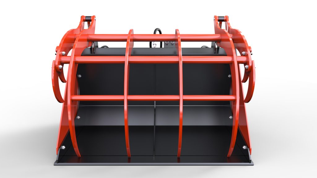 Godet pélican pour chargeuse articulée et valet de ferme - Croco 4 ou 5 dents - Accroche standard (W/EURO)_1