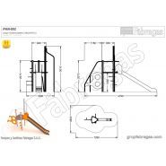 Jeux multi-activités en structure métallique galvanisée - CONJUNTO 2 PAN-002 - Fabregas - Panneaux en polyéthylène HD 15 mm_1