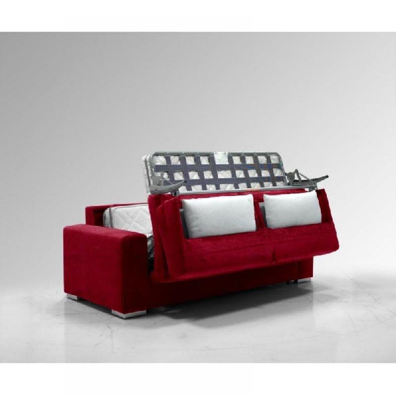 Canapé lit LE DIVA EASY OUVERTURE EXPRESS - 140x200 cm - Microfibre noire - Fabrication italienne_1