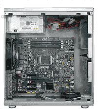 Petit châssis tour industriel - alimentation ATX 300W - carte mères MicroATX/Mini-ITX - Référence: HPC-5000-30ZXE_1