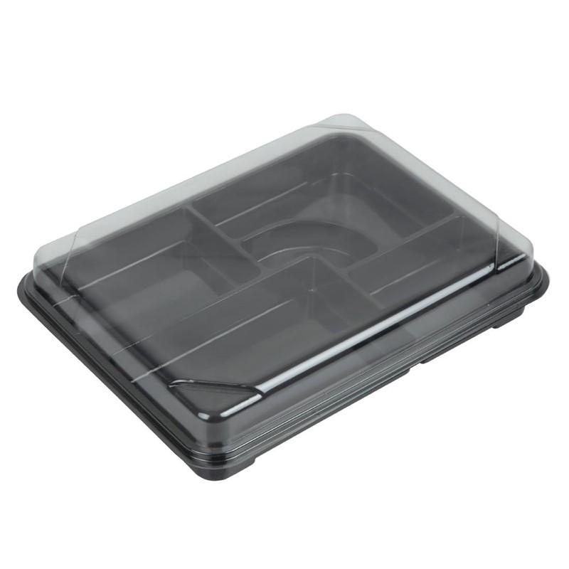 Plateaux repas recyclables Bento 263 x 201 mm (lot de 90) | Faerch - FB291_1