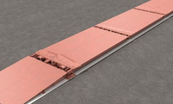 Pont bascule  31cm de haut utilisé pour peser les véhicules routiers et les engins de chantier jusqu'à un maximum de 60 tonnes - version ATEX -SBP/M-31_1