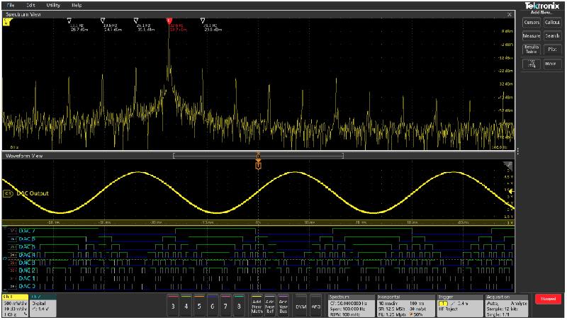 Oscilloscope numérique mixte 6 voies TEKTRONIX MSO66B - 4 GHz - Série MSO 6B avec FlexChannel_1