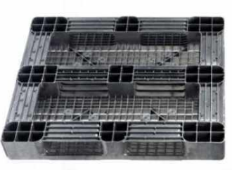 Palette plastique lourde PlanetPal Mix 10A12 HB5RR - Export - Ref PA-LO-0124 - 1000x1200 mm, rebords, 5 semelles, 9 plots_1