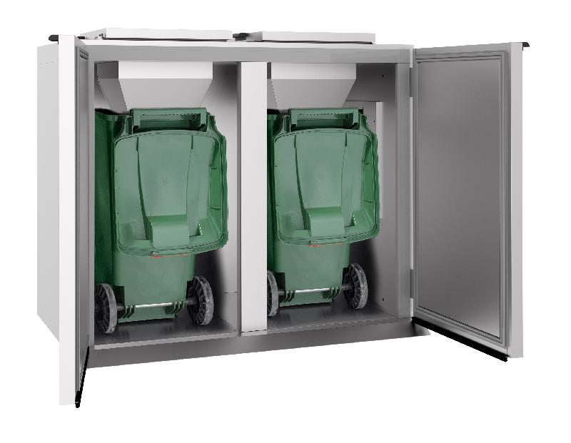 Refroidisseur de déchet 2x 240l l1740 7489.5620 COMBISTEEL_1