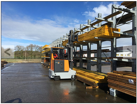 Chariot élévateur à contrepoids FluX avec capacité de charge jusqu'à 4 tonnes