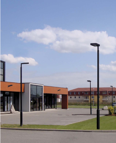 Luminaire d'éclairage public TWISTER - LED - 70W - 6170 lm - aluminium - hauteur conseillée 8m - haute efficacité lumineuse_1