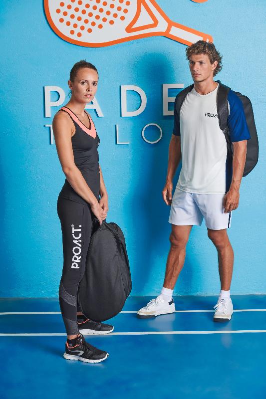 Sac à dos de padel - double compartiment porte-raquette - Kimood - Réf: KI0652 - 100% polyester - grande capacité_1