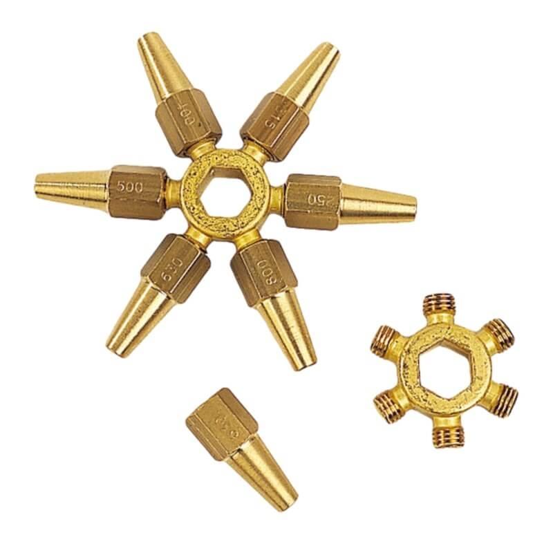 Chalumeau Soudeur/Chauffeur ROC 1 + clé 7 buses Oxygène/Acétylène TLS_1