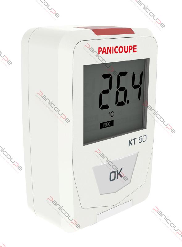 Enregistreur autonome de température - Sonde interne - Mémoire 16 000 points - Afficheur LCD - IP65 - Compatible agroalimentaire_1